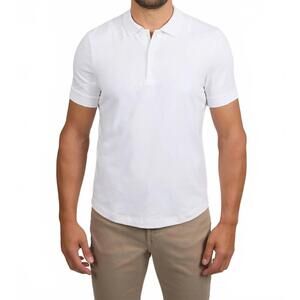NEW MONFRERE pierce polo shirt in blanc